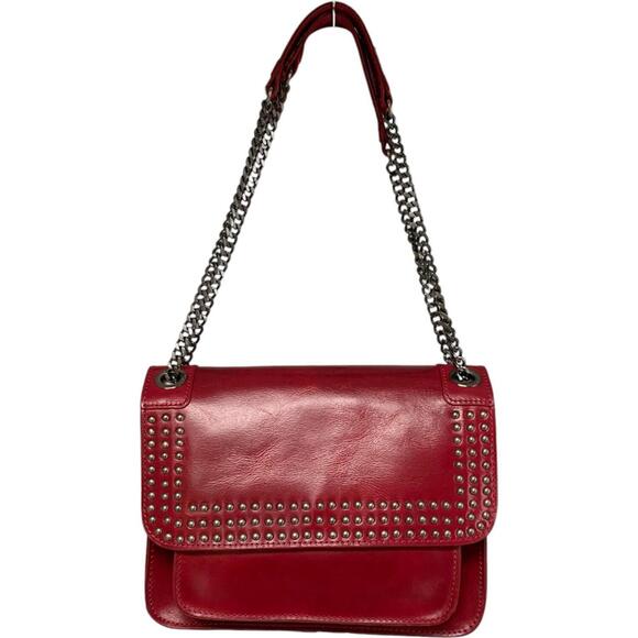 Patricia Nash Handbags - Patricia Nash Discovery Studded Leather Merano Crossbody Granita